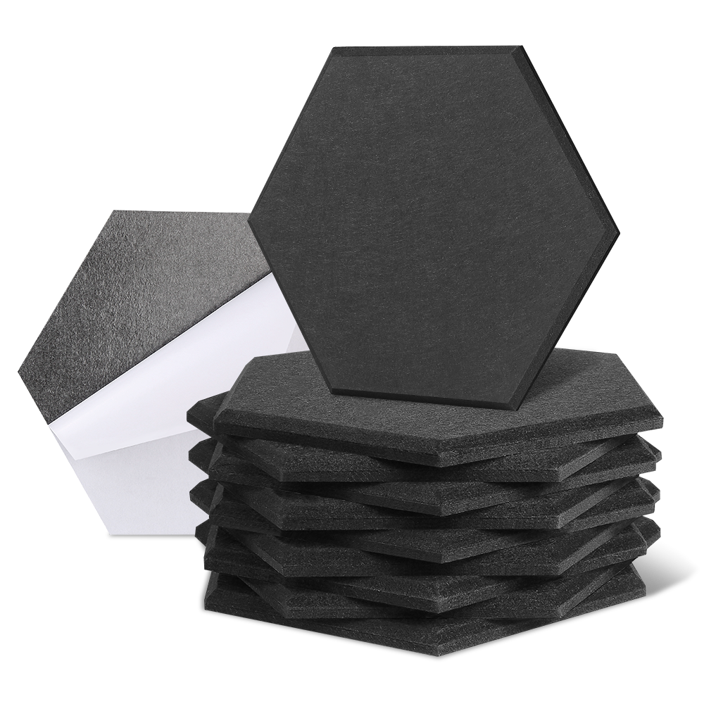 12MM Black Polyester fiber acoustic panels